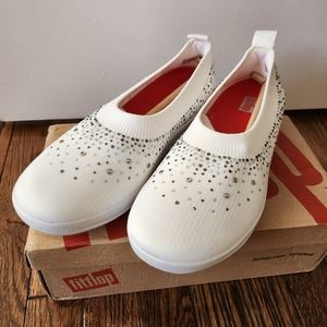 FitFlop Uberknit Ombre Crystal Ballerina Flat